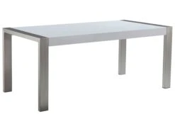 Eettafel RVS Wit 180 X 90 Cm ARCTIC