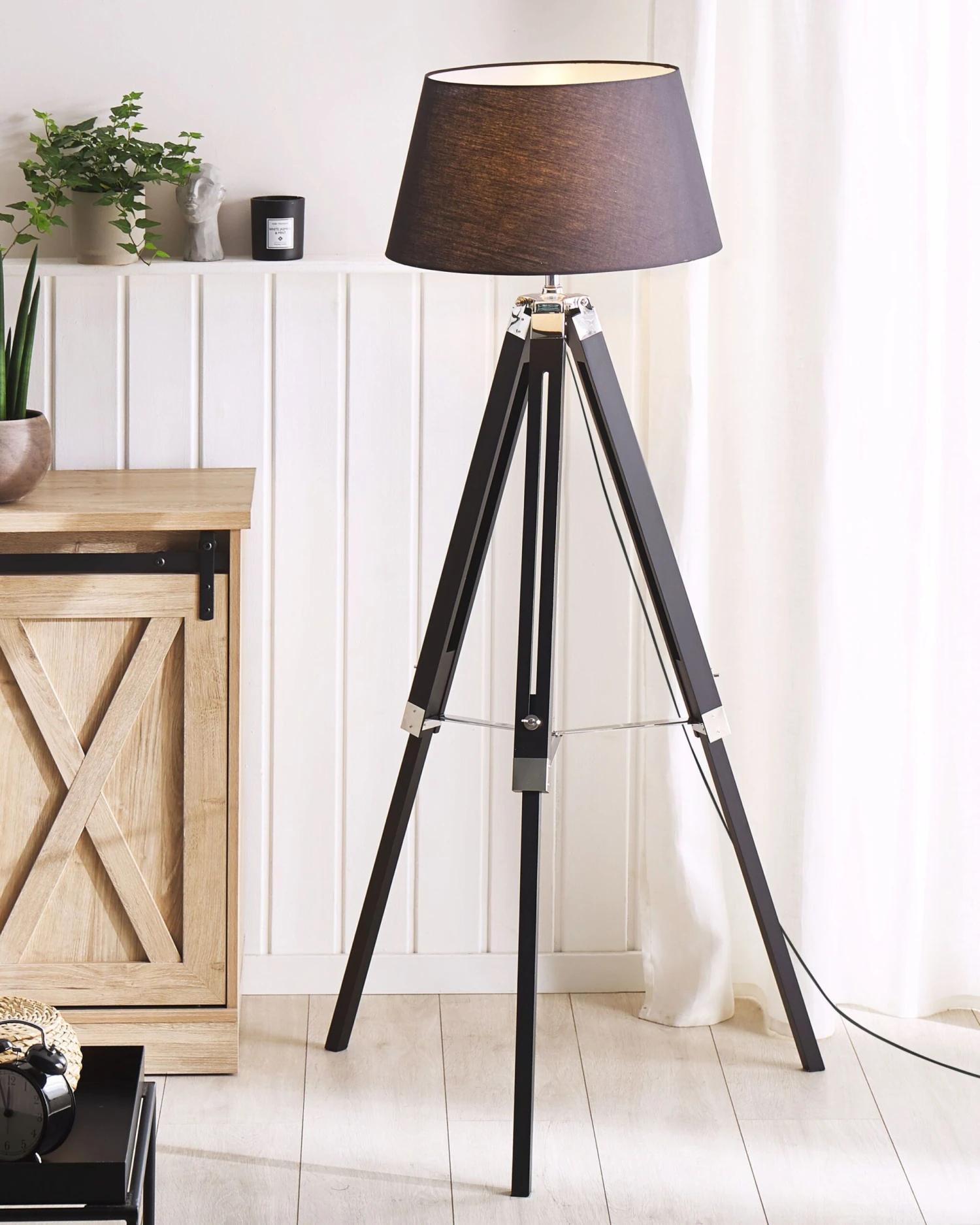 Staande Lamp Zwart MADEIRA - Afbeelding 2