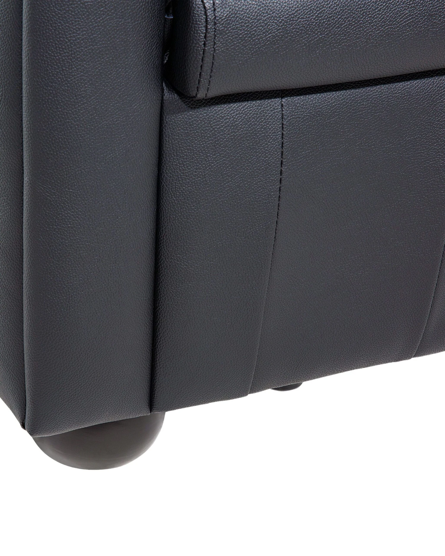 Fauteuil Leer Zwart CHESTERFIELD - Afbeelding 8