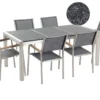 Tuinset 6-zits Basalt Zwart/grijs GROSSETO
