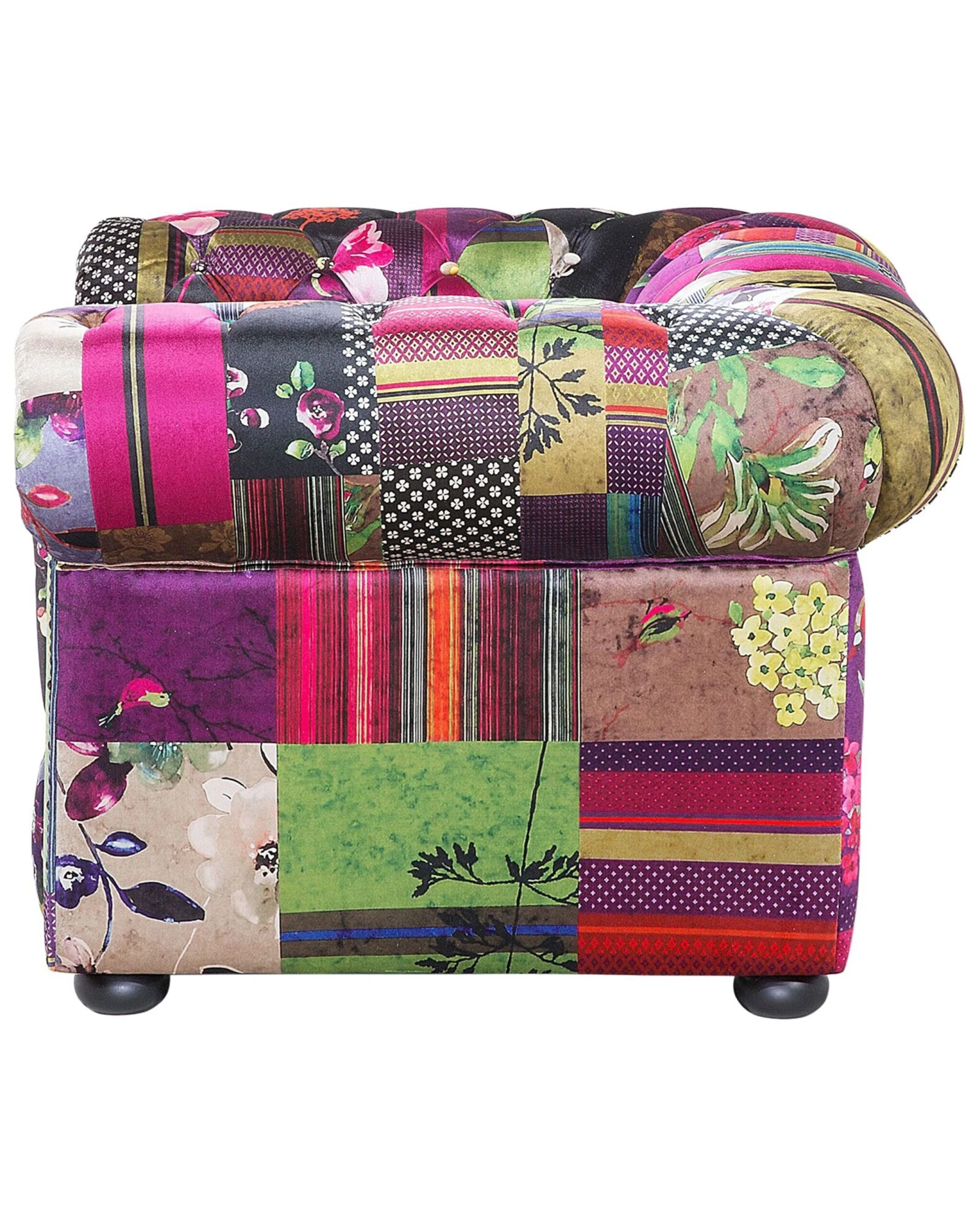 Fauteuil Stof Paars CHESTERFIELD - Afbeelding 5