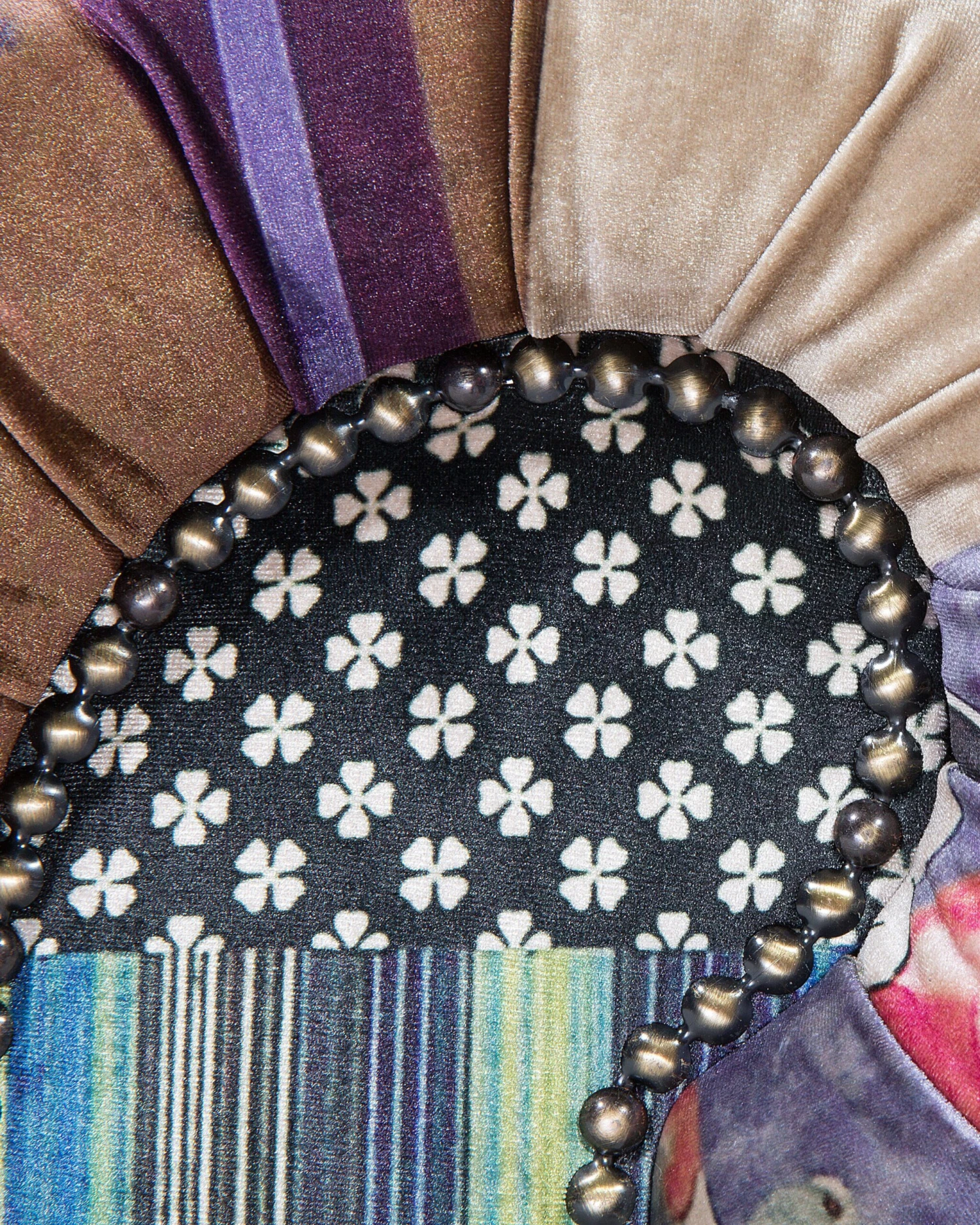 Fauteuil Stof Paars CHESTERFIELD - Afbeelding 10