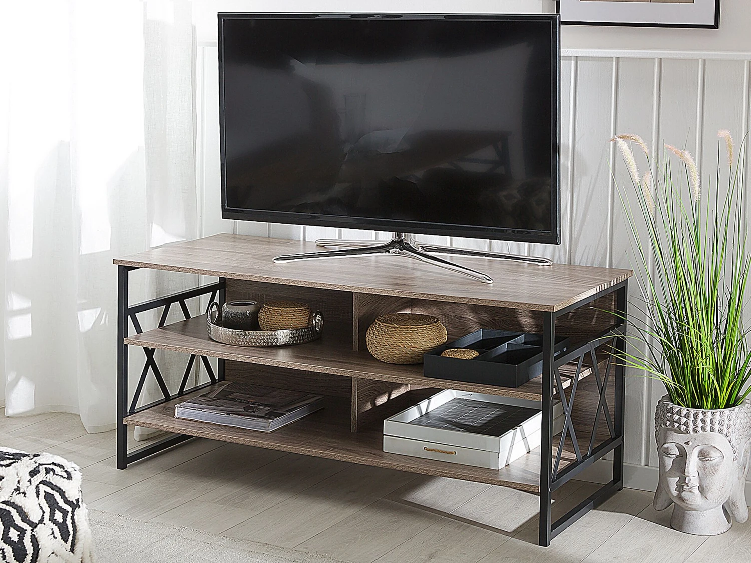 TV-meubel Taupe CARLISLE - Afbeelding 2