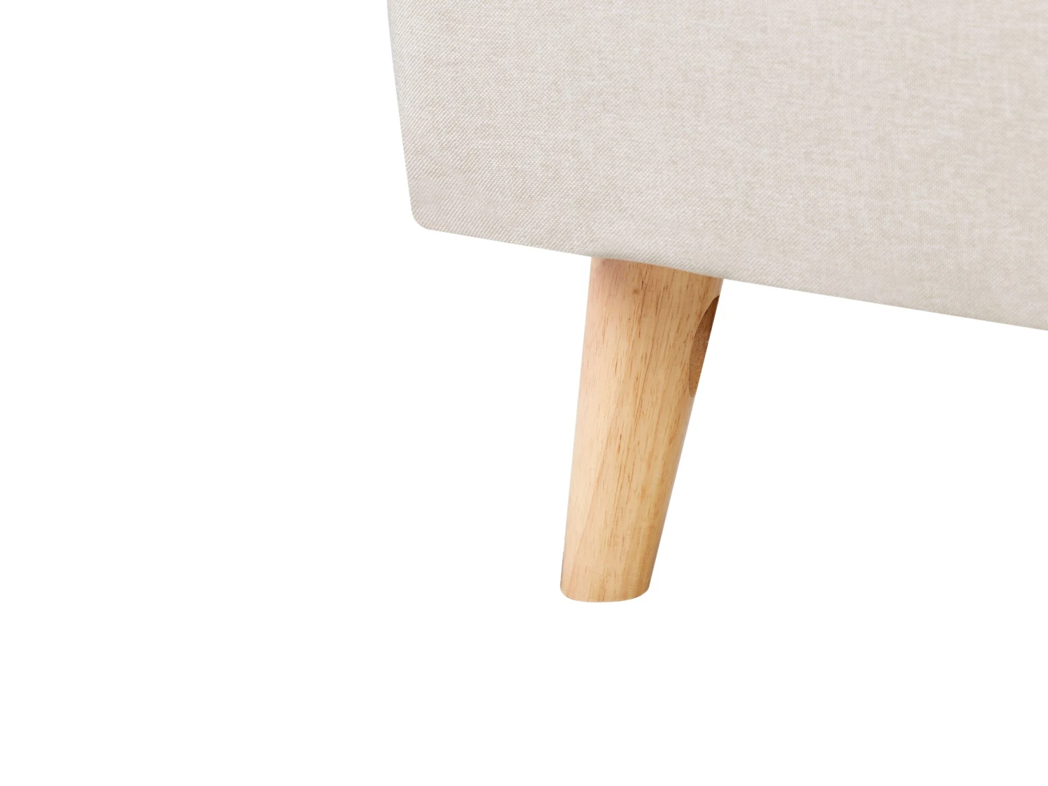 Bed Stof Beige In Diverse Formaten RENNES - Afbeelding 9