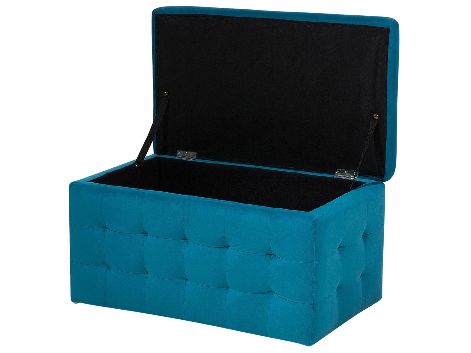 Hocker Fluweel Marineblauw MICHIGAN - Afbeelding 5