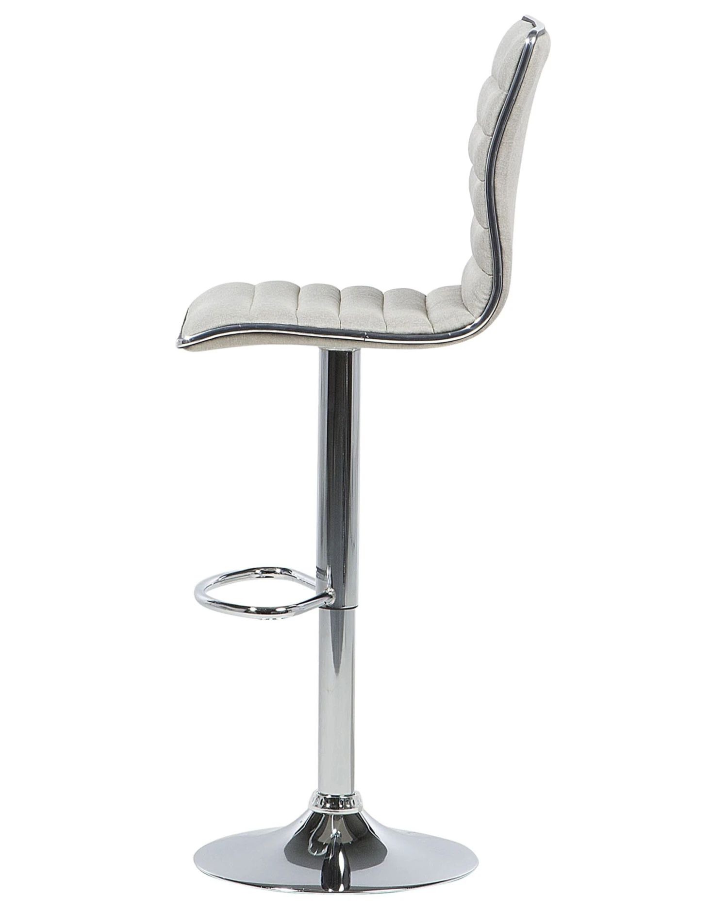 Barkruk Set Van 2 Stof Beige LUCERNE - Afbeelding 5