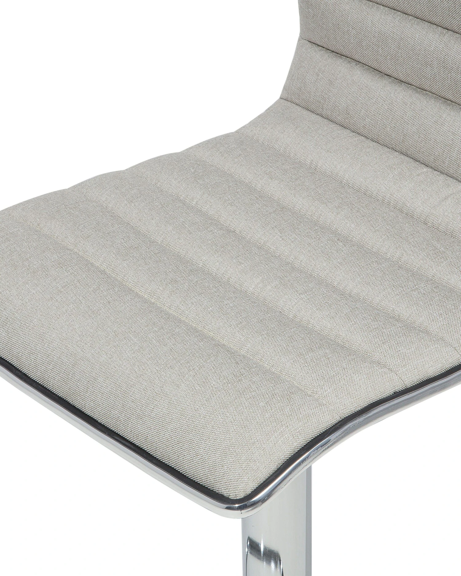 Barkruk Set Van 2 Stof Beige LUCERNE - Afbeelding 9