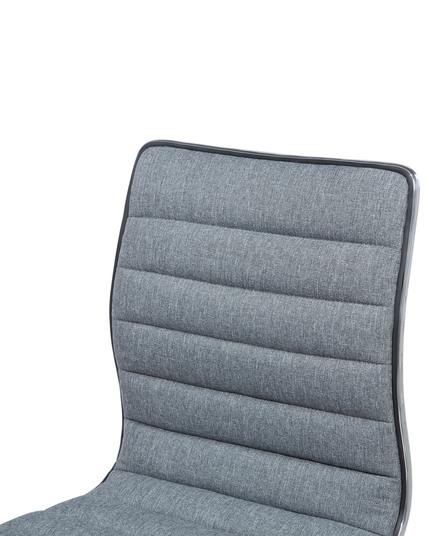 Barkruk Set Van 2 Stof Grijs LUCERNE - Afbeelding 8