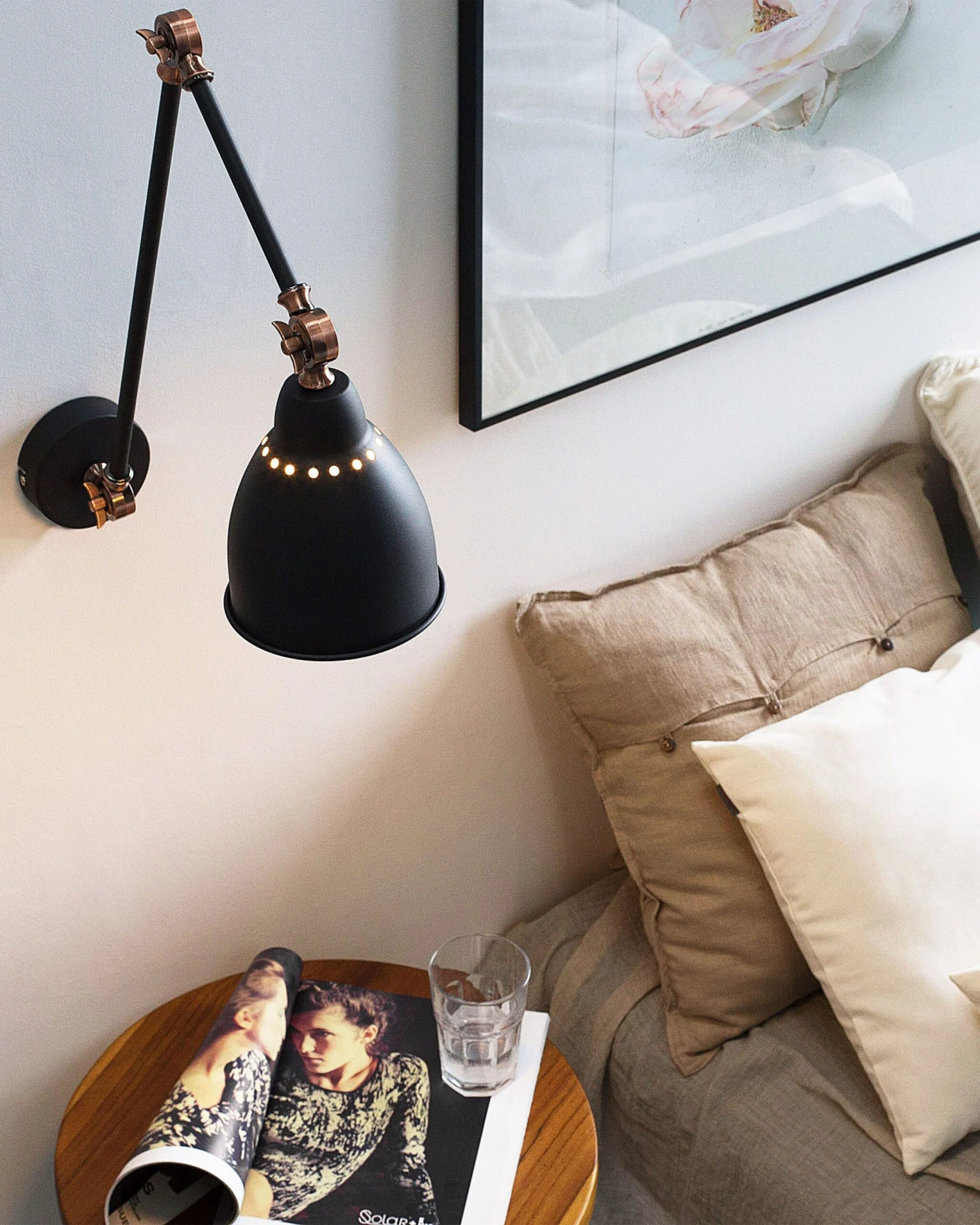 Wandlamp Zwart MISSISSIPPI L - Afbeelding 2