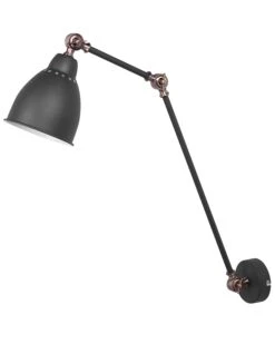 Wandlamp Zwart MISSISSIPPI L