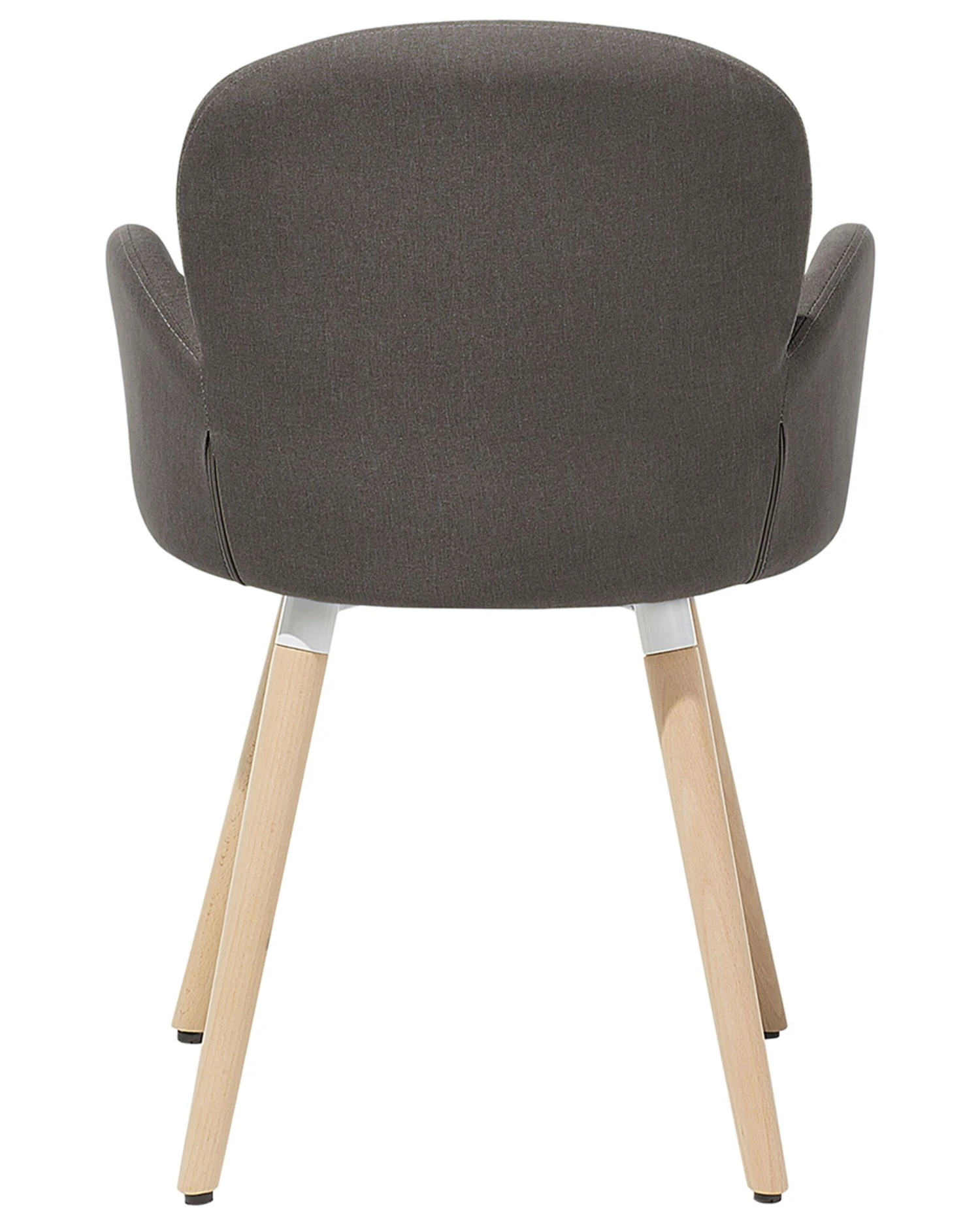 Eetkamerstoel Set Van 2 Stof Bruin BROOKVILLE - Afbeelding 7