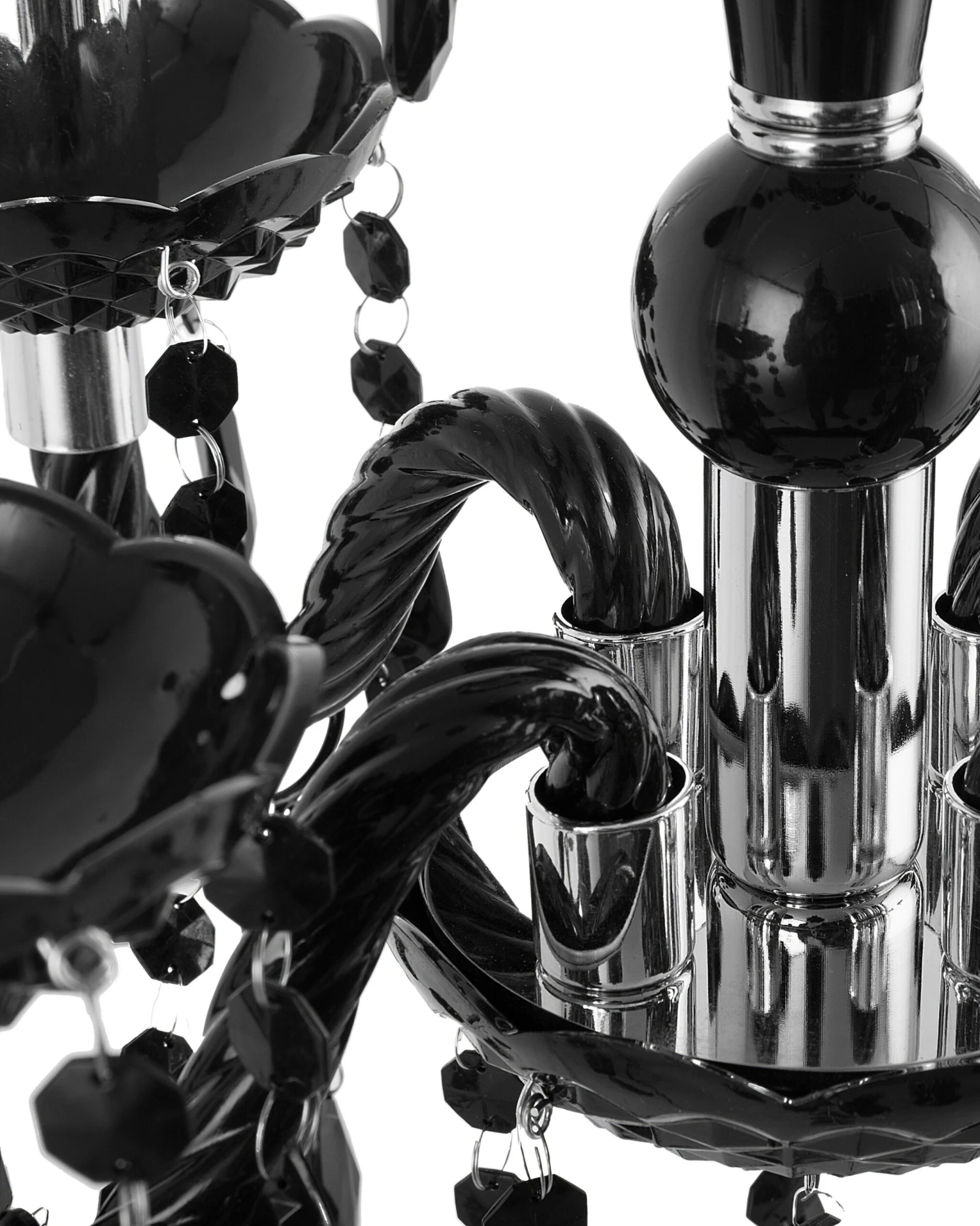 Kroonluchter Zwart KALANG - Afbeelding 6