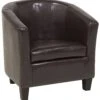 Fauteuil Kunstleer Bruin BORWICK