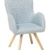 Fauteuil Stof Lichtblauw BJARN