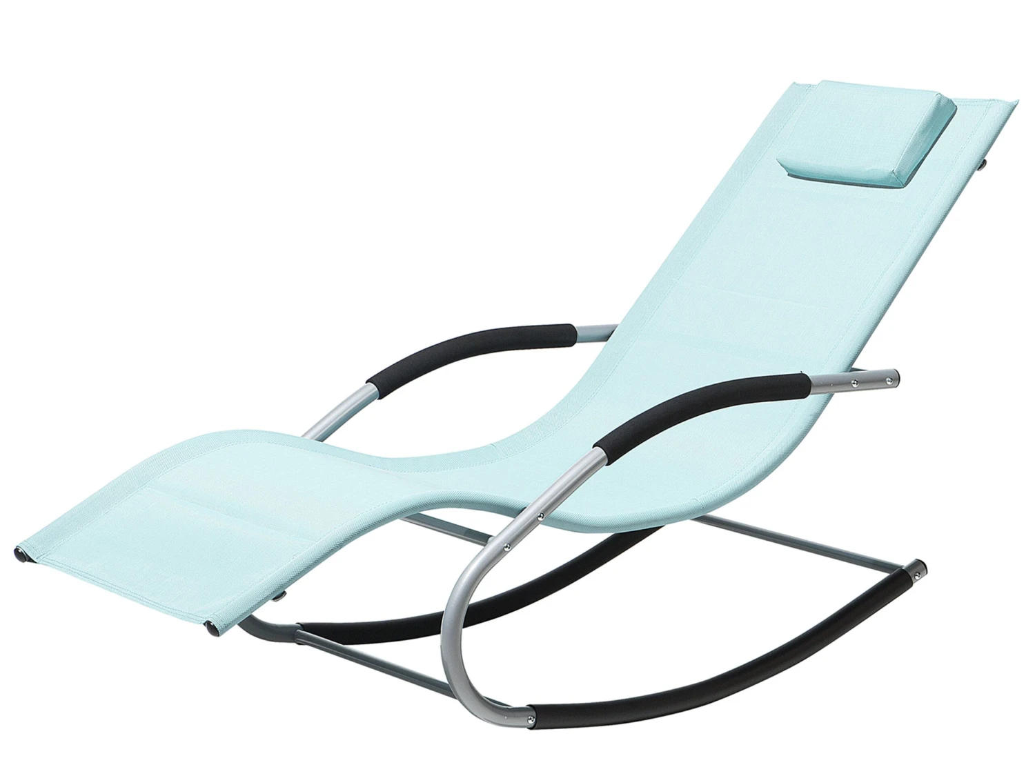 Ligstoel Staal Mintgroen CARANO - Afbeelding 5
