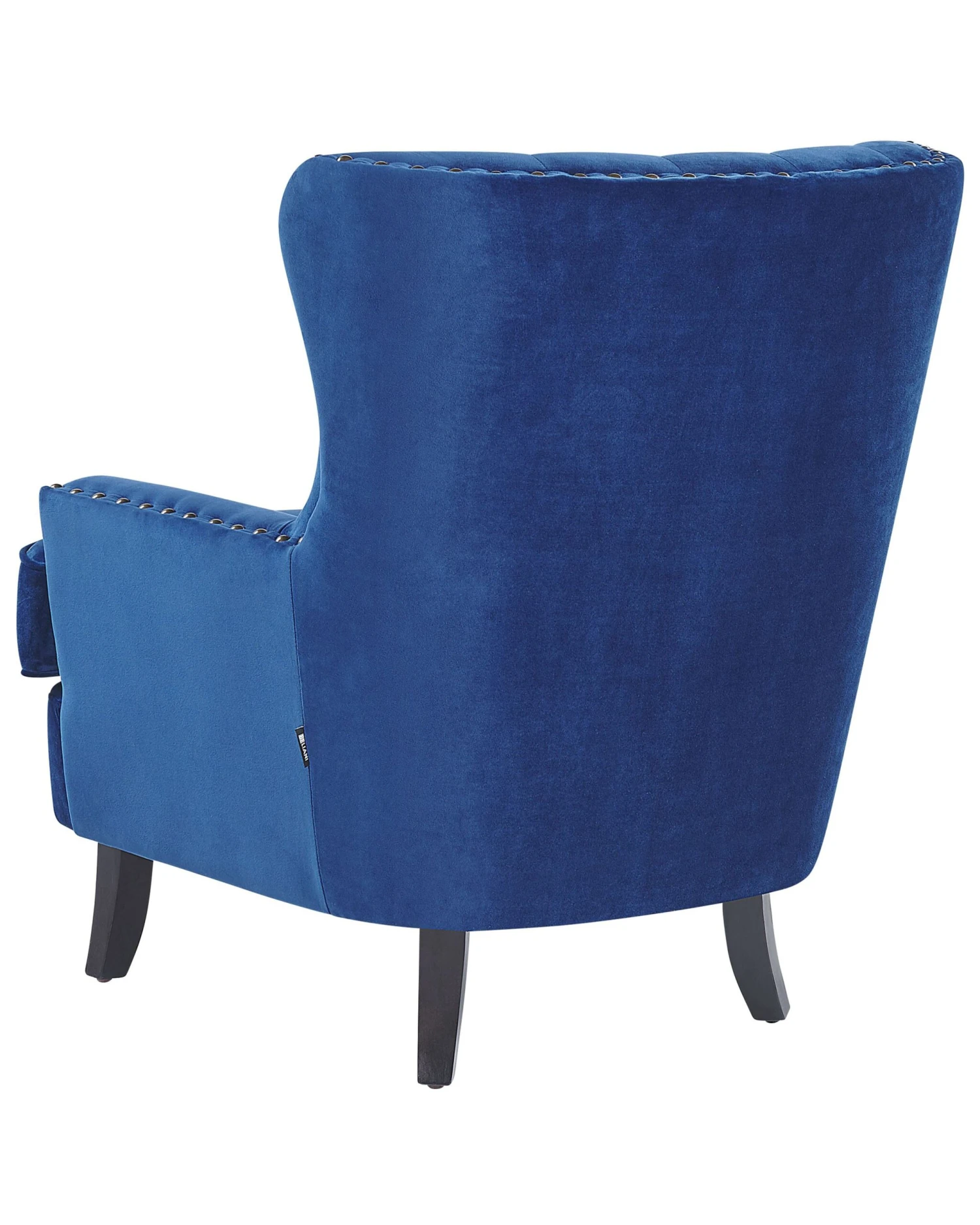 Fauteuil Fluweel Blauw VIBORG II - Afbeelding 5