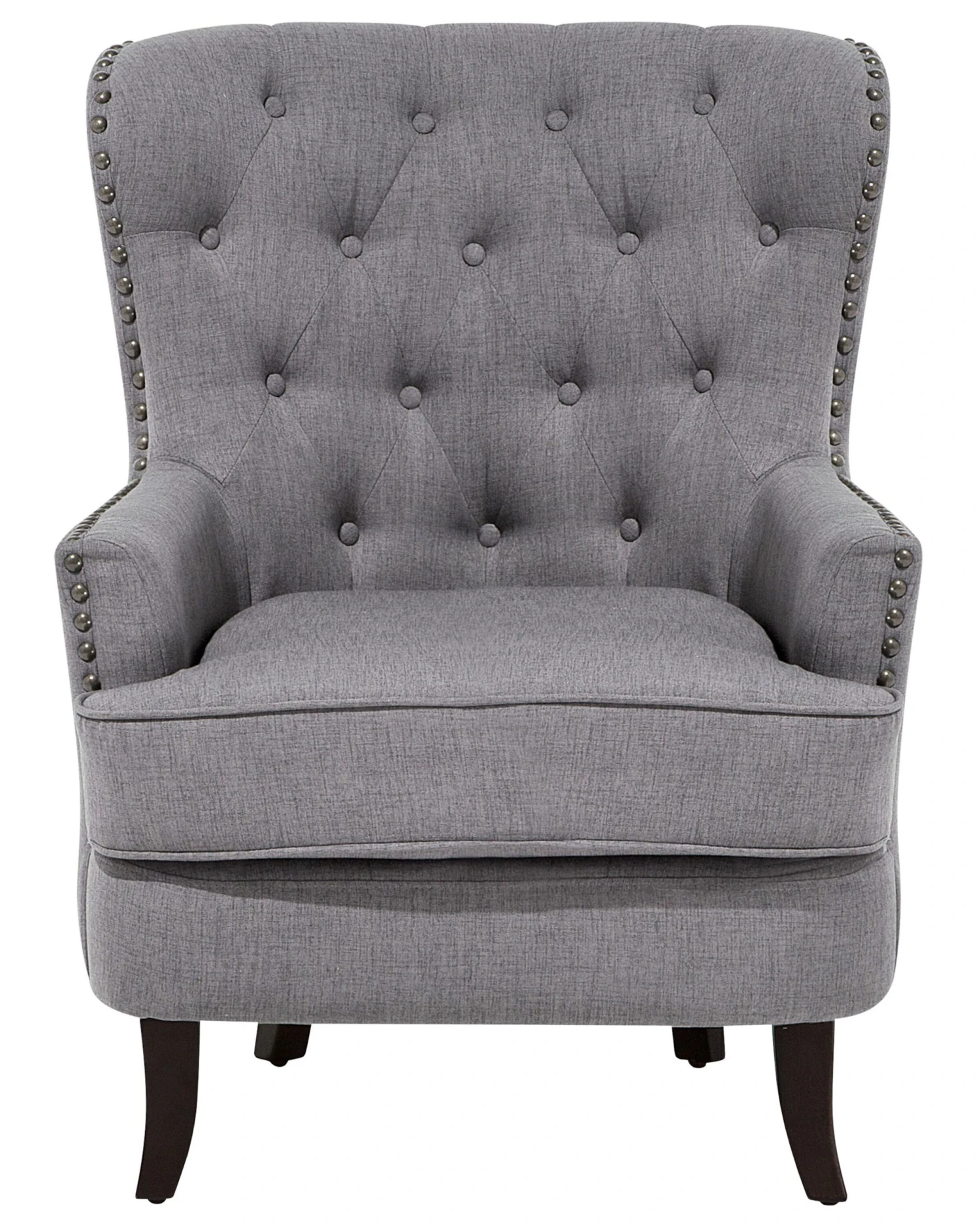 Fauteuil Stof Lichtgrijs VIBORG II - Afbeelding 3