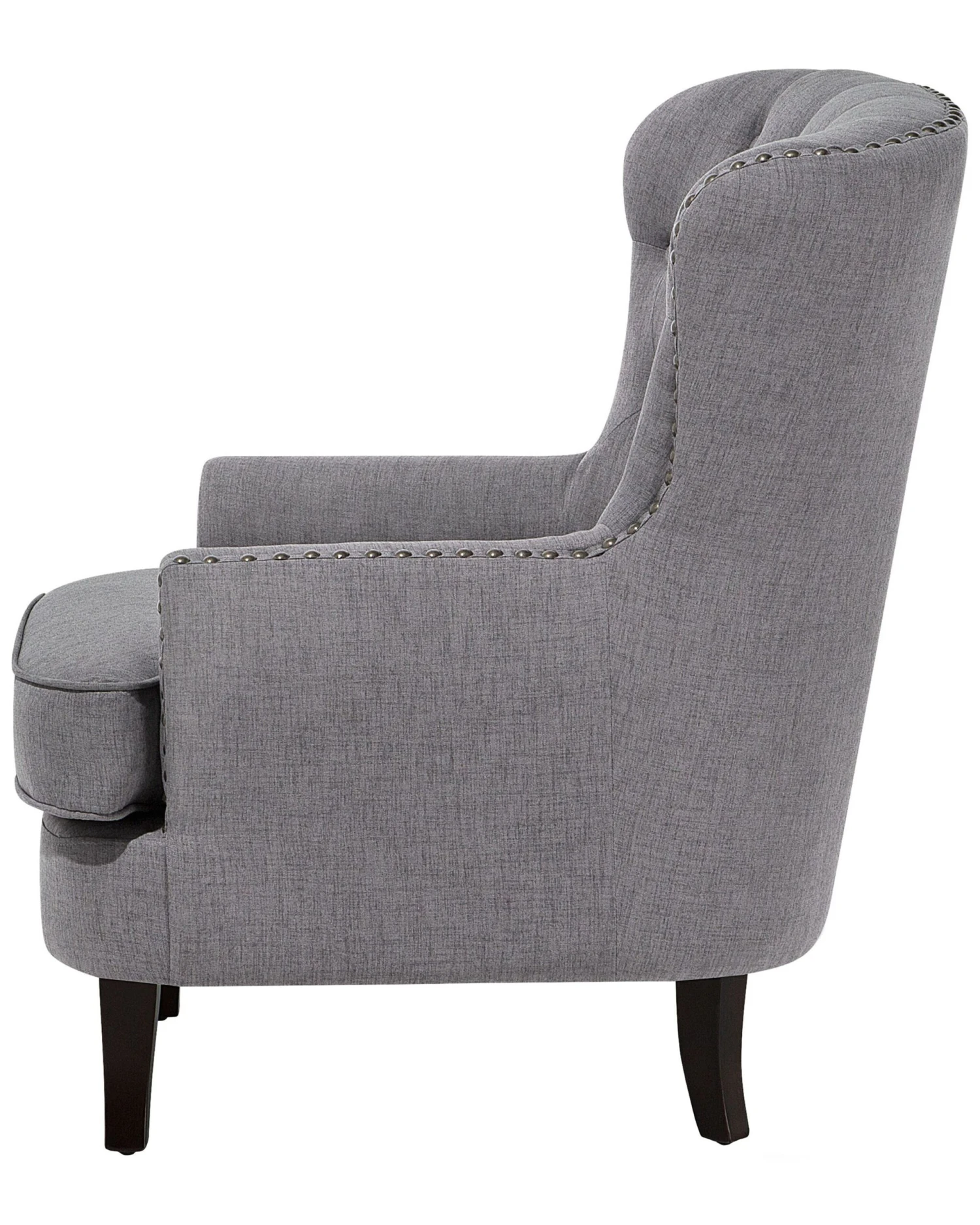 Fauteuil Stof Lichtgrijs VIBORG II - Afbeelding 4