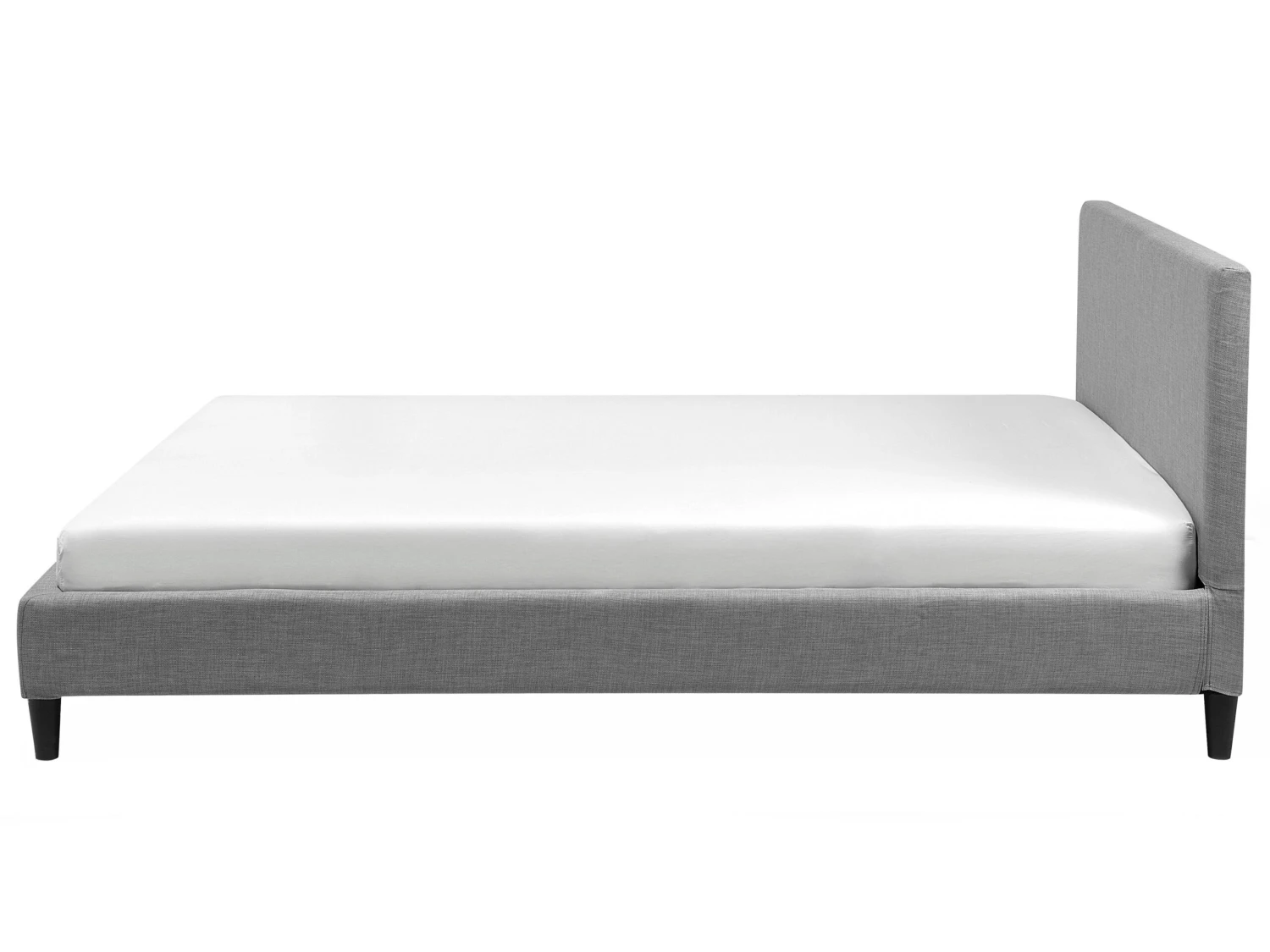 Bed Stof Lichtgrijs In Diverse Formaten FITOU - Afbeelding 5