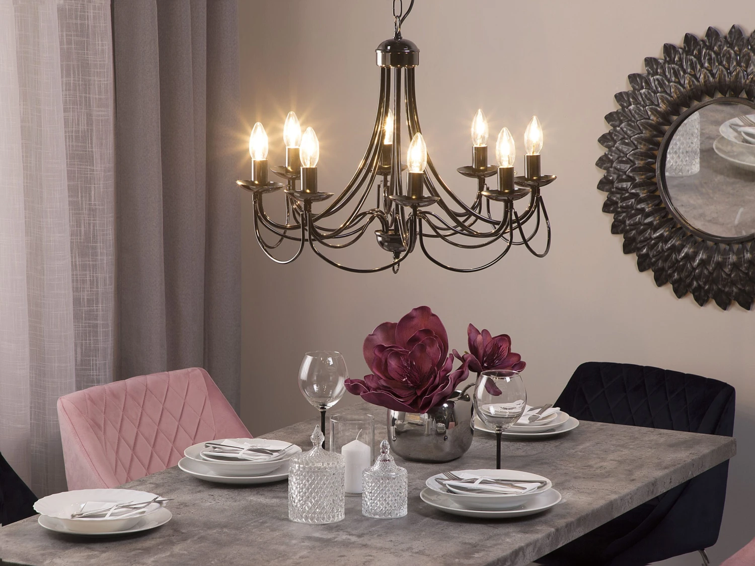 Hanglamp Zwart TEESTA - Afbeelding 3