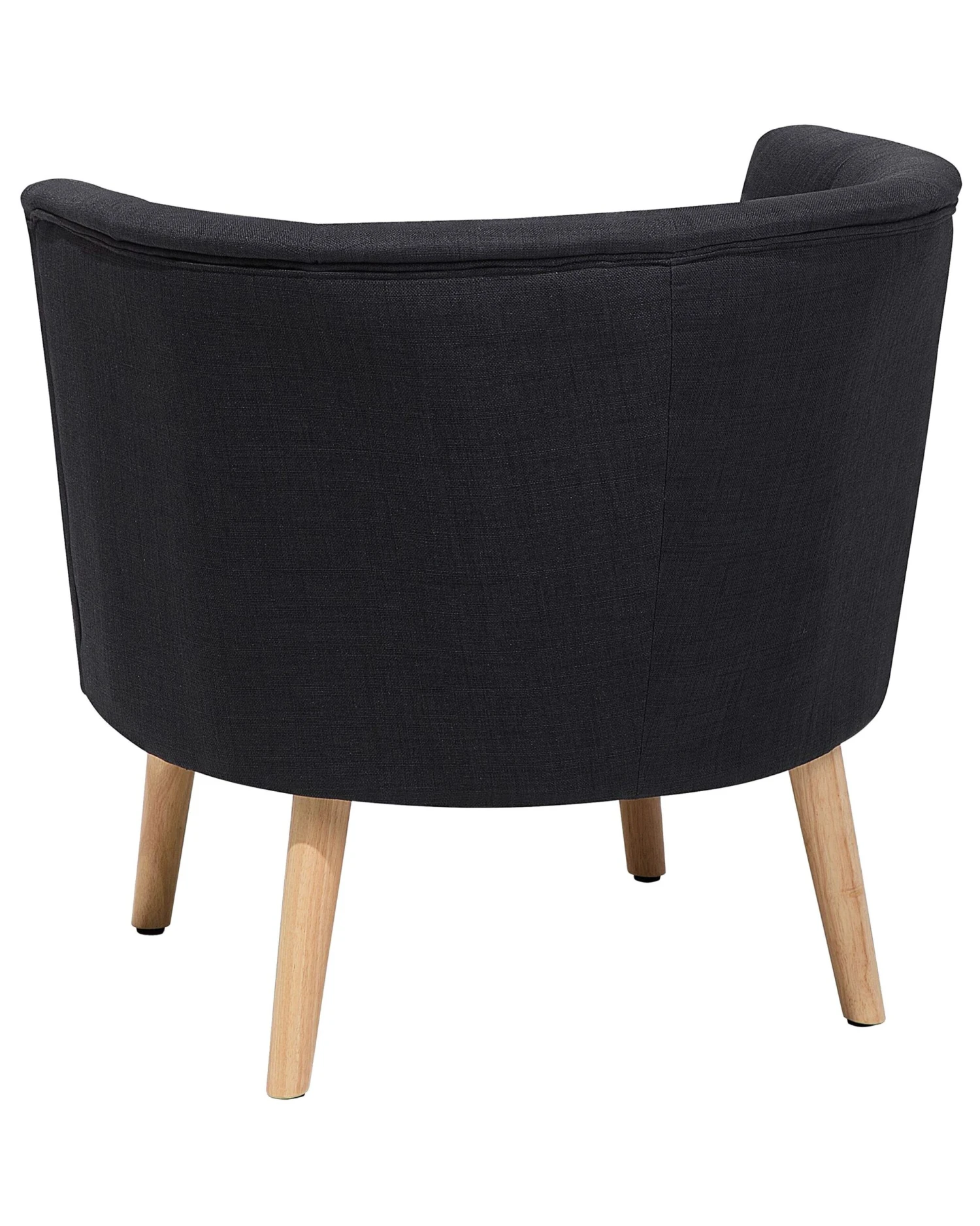 Fauteuil Stof Zwart ODENZEN - Afbeelding 5
