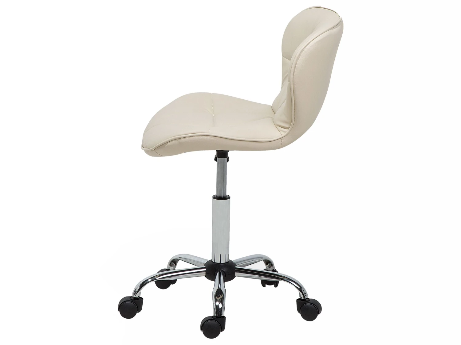 Bureaustoel Kunstleer Beige VALETTA - Afbeelding 4