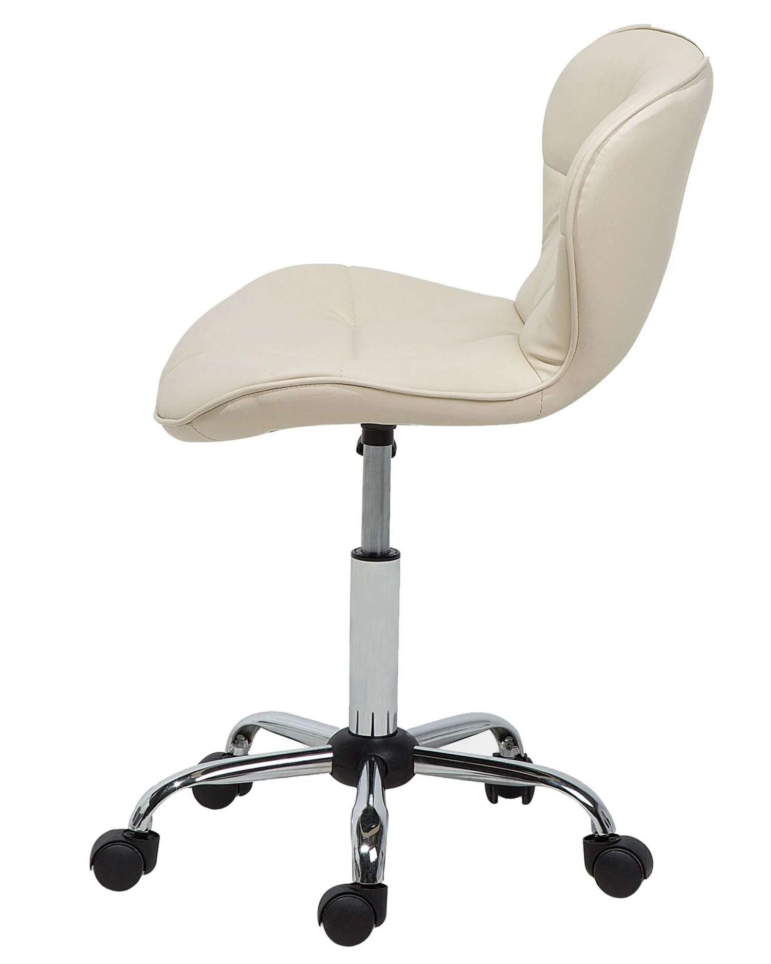 Bureaustoel Kunstleer Beige VALETTA - Afbeelding 5