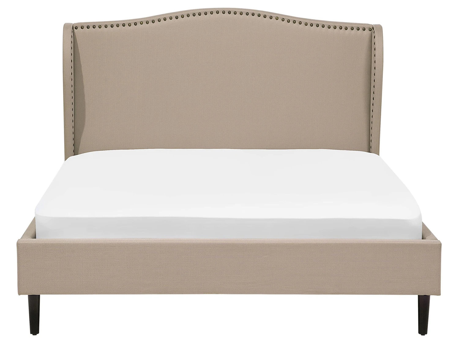 Bed Stof Beige In Diverse Formaten COLMAR - Afbeelding 3