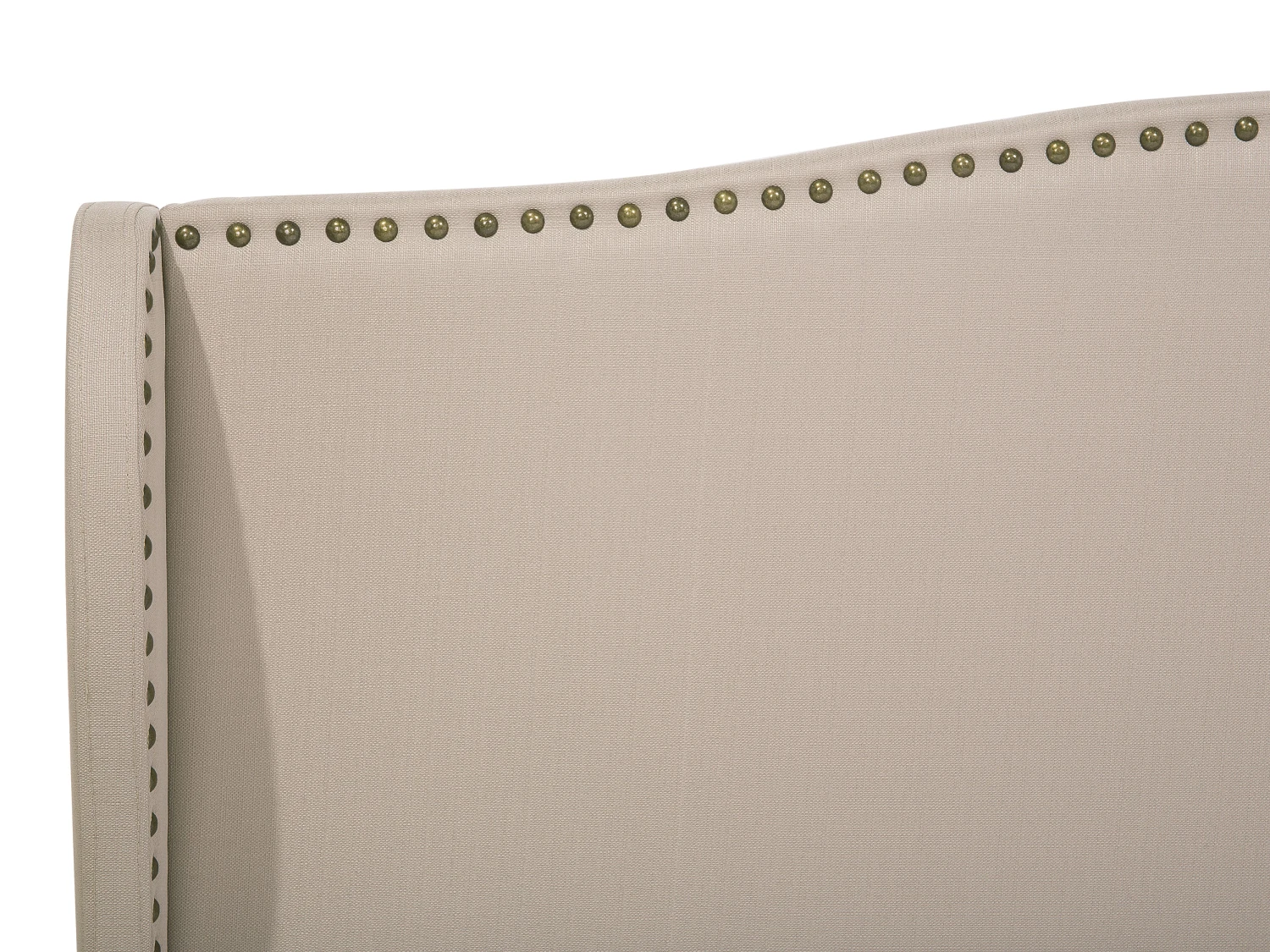 Bed Stof Beige In Diverse Formaten COLMAR - Afbeelding 6