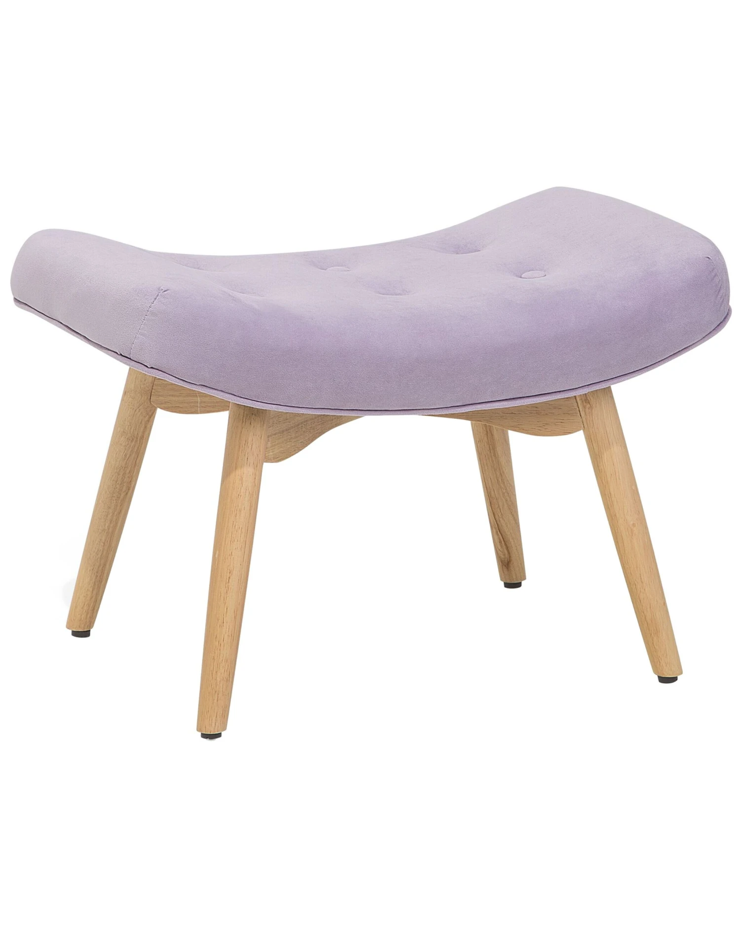 Fauteuil Met Hocker Fluweel Roze VEJLE - Afbeelding 7