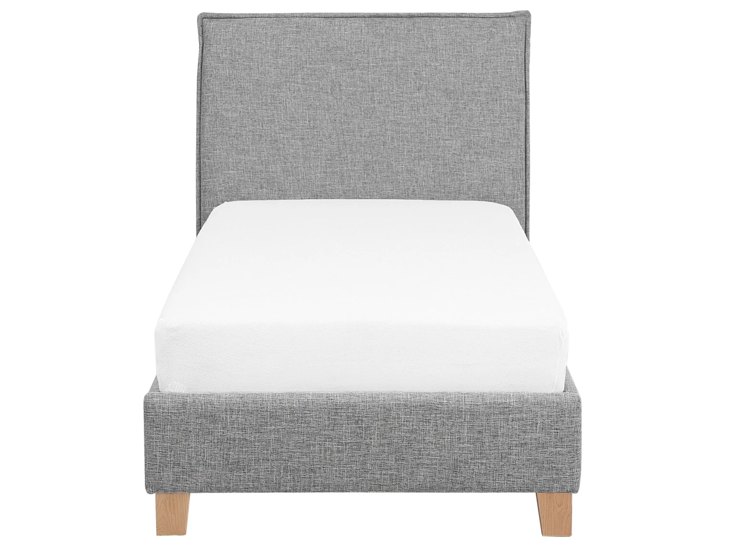 Bed Stof Grijs 90 X 200 Cm SENNEZ - Afbeelding 4