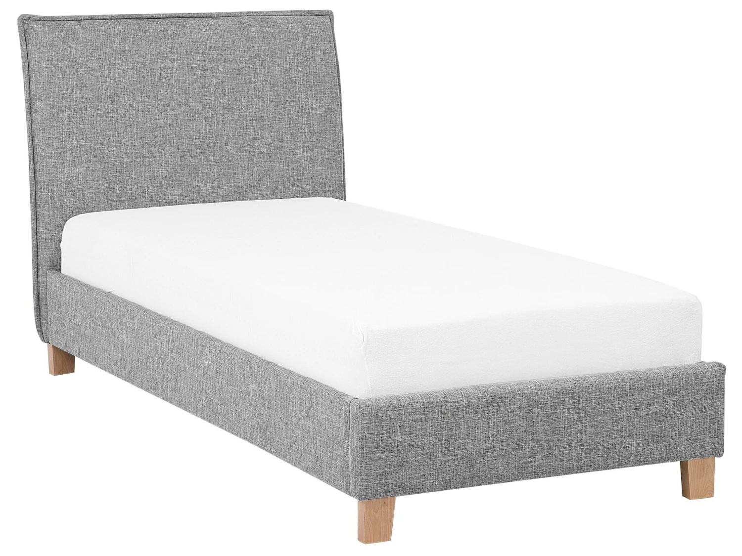 Bed Stof Grijs 90 X 200 Cm SENNEZ - Afbeelding 5