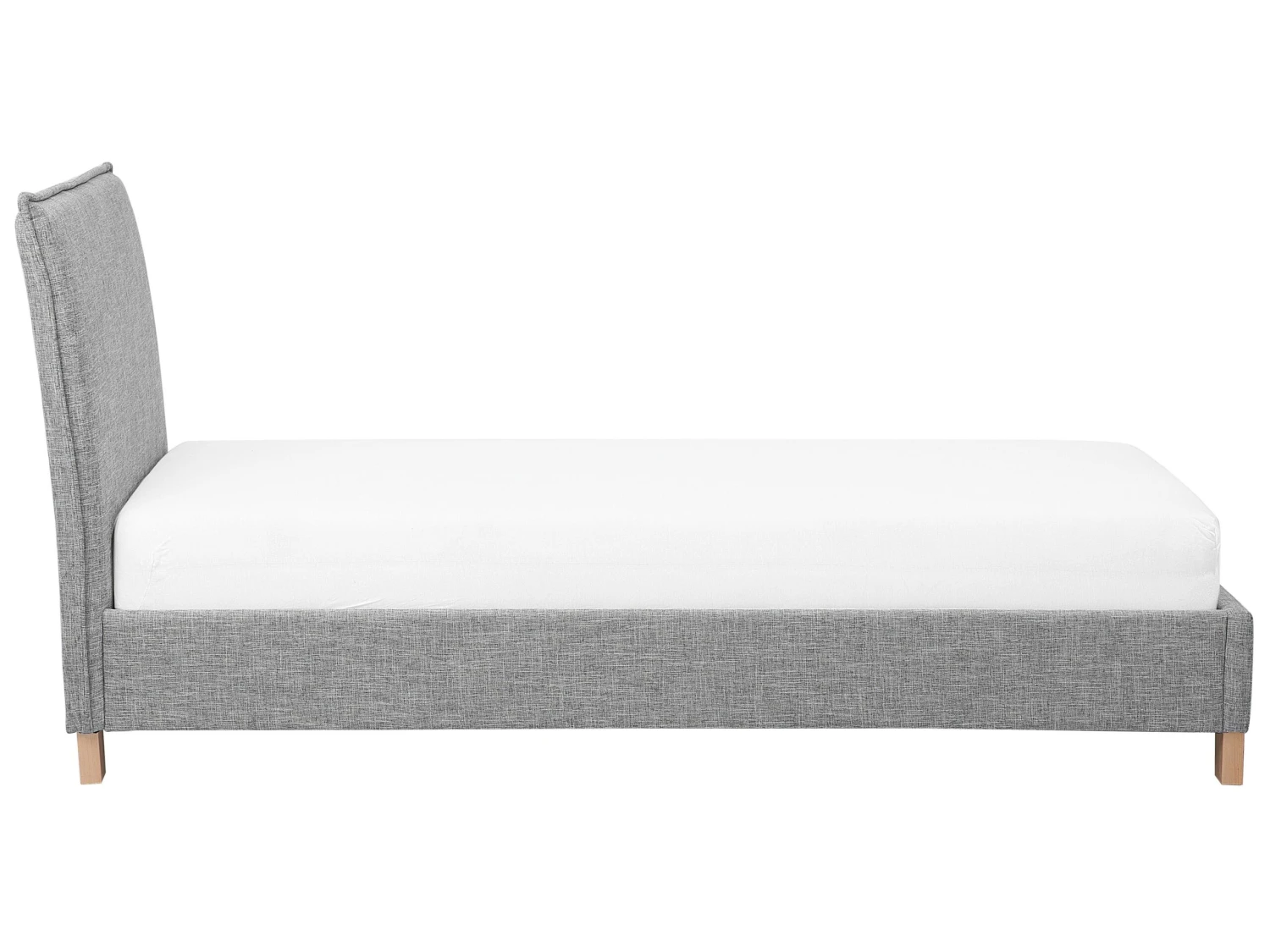 Bed Stof Grijs 90 X 200 Cm SENNEZ - Afbeelding 6