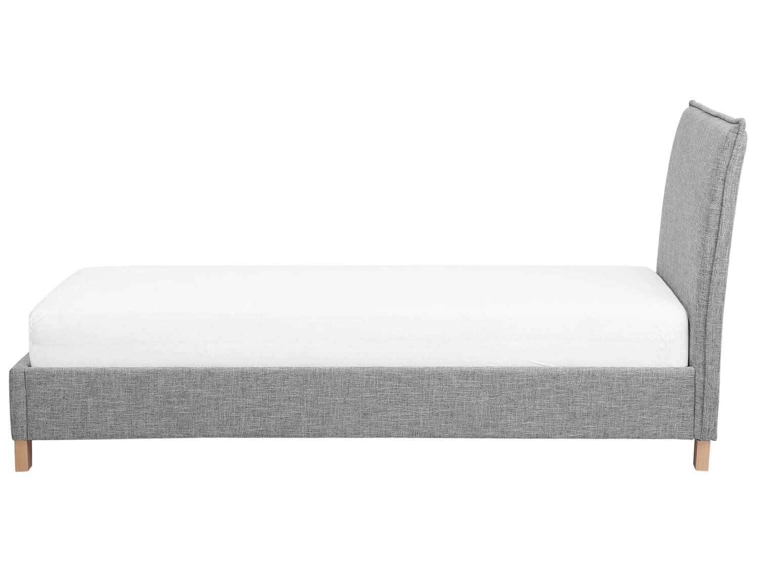 Bed Stof Grijs 90 X 200 Cm SENNEZ - Afbeelding 8