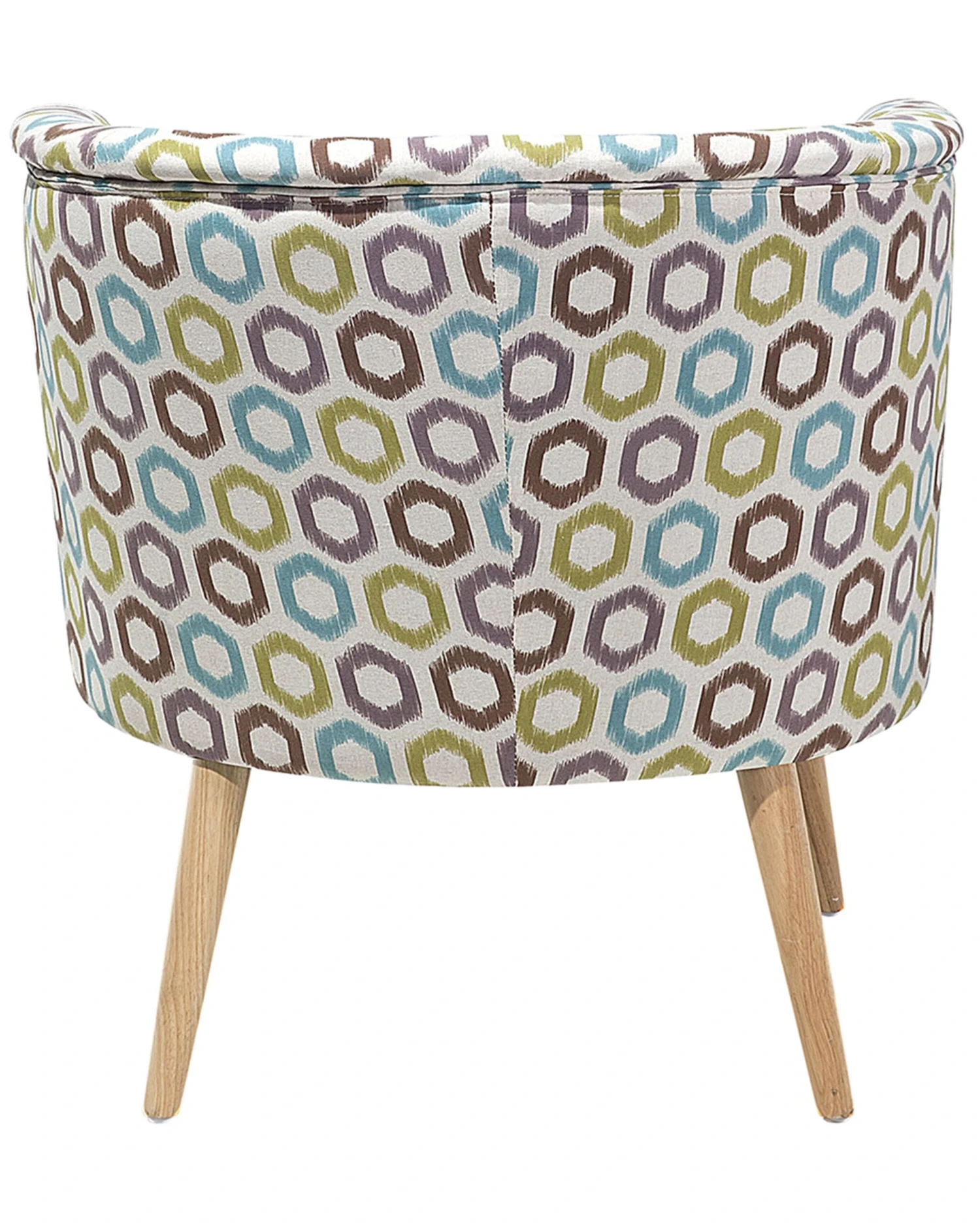 Fauteuil Stof Meerkleurig ODENZEN - Afbeelding 5