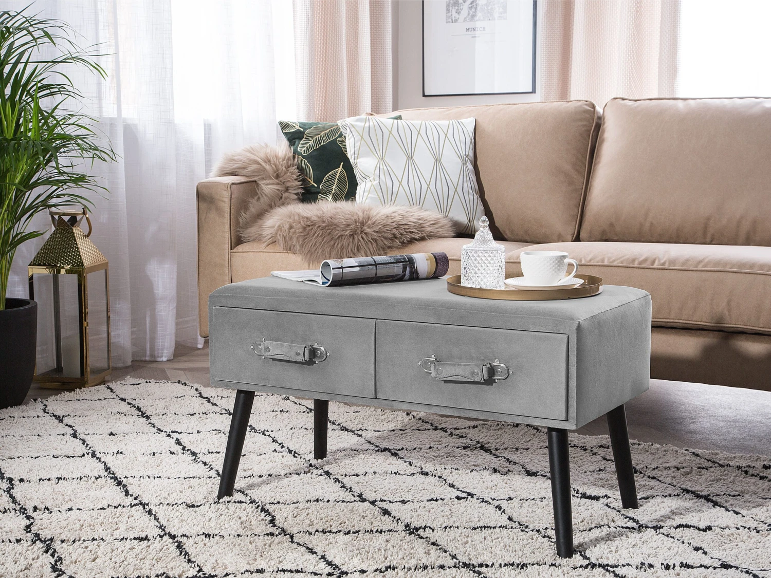 Salontafel Grijs AMTRAK - Afbeelding 2