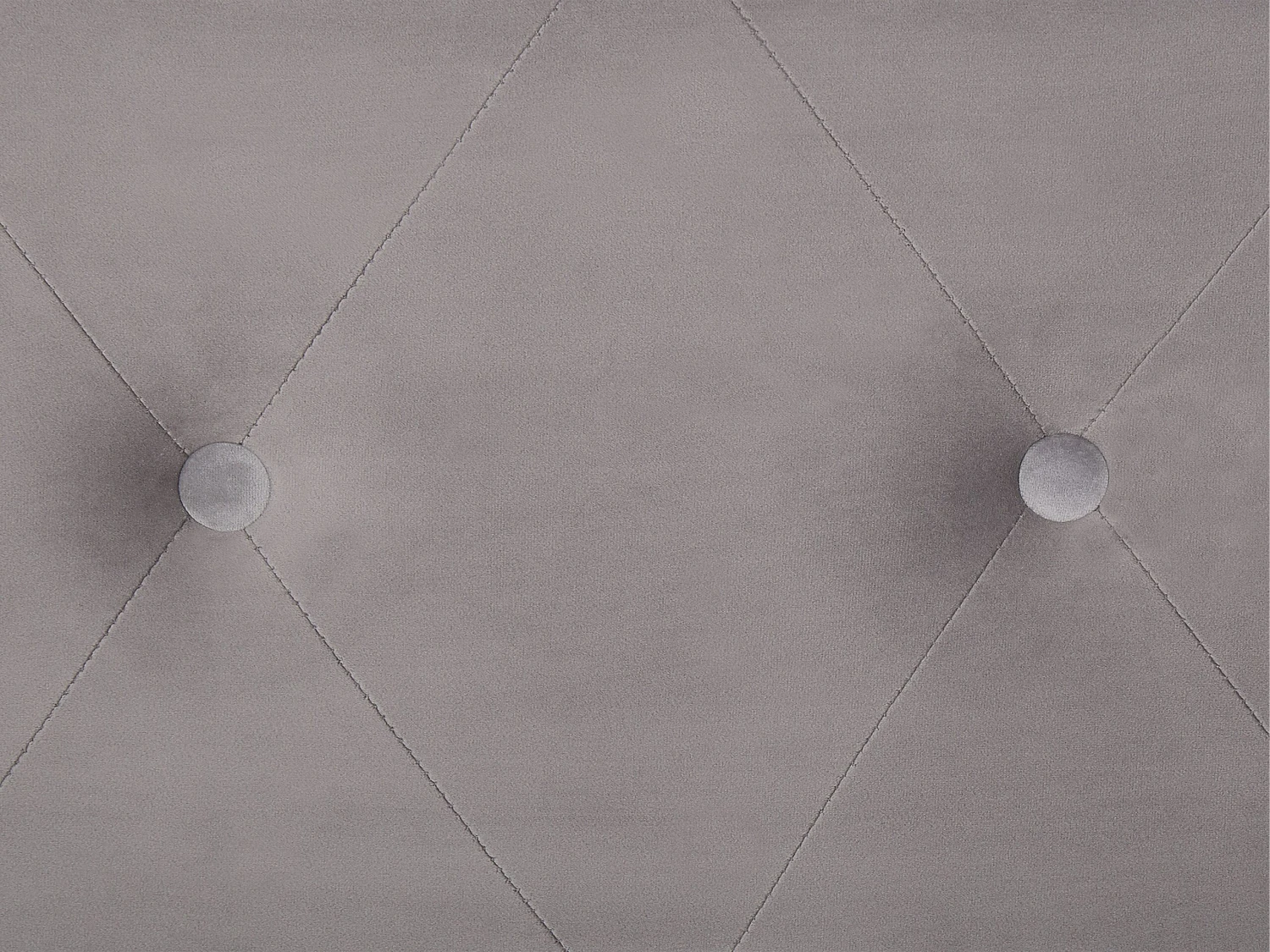 Hocker Fluweel Grijs MALLARD - Afbeelding 8