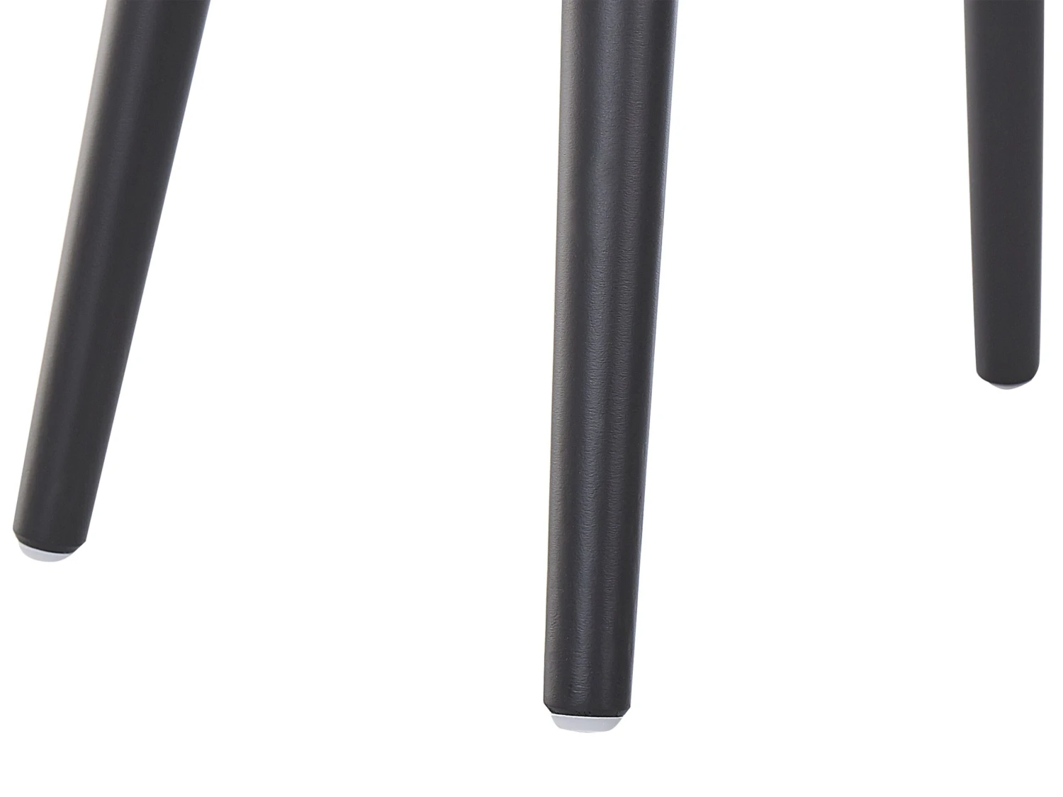 Hocker Fluweel Grijs MALLARD - Afbeelding 7