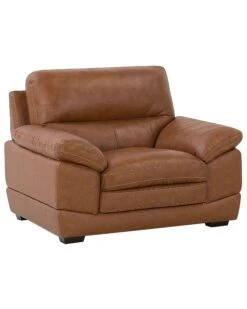 Fauteuil Leer Goudbruin HORTEN