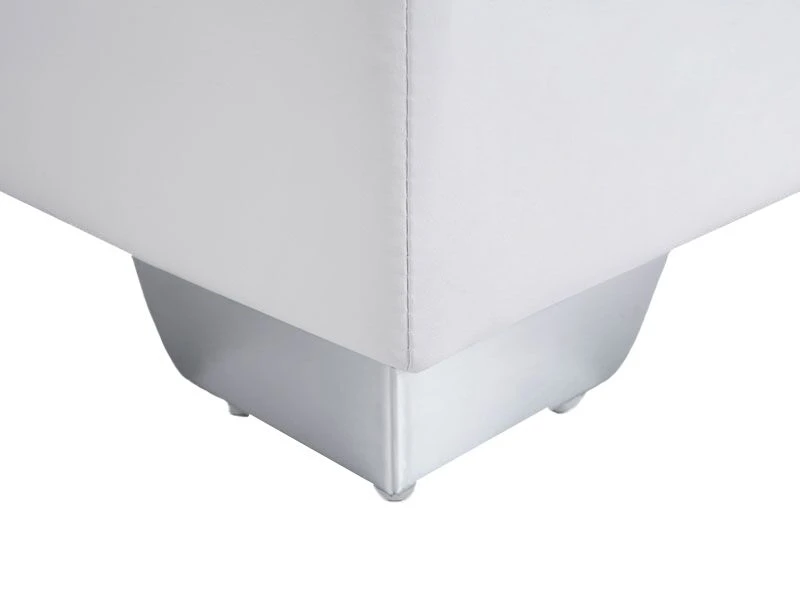 Boxspring Kunstleer Wit In Diverse Formaten PRESIDENT - Afbeelding 5