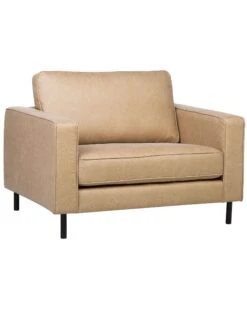 Fauteuil Kunstleer Beige SAVALEN