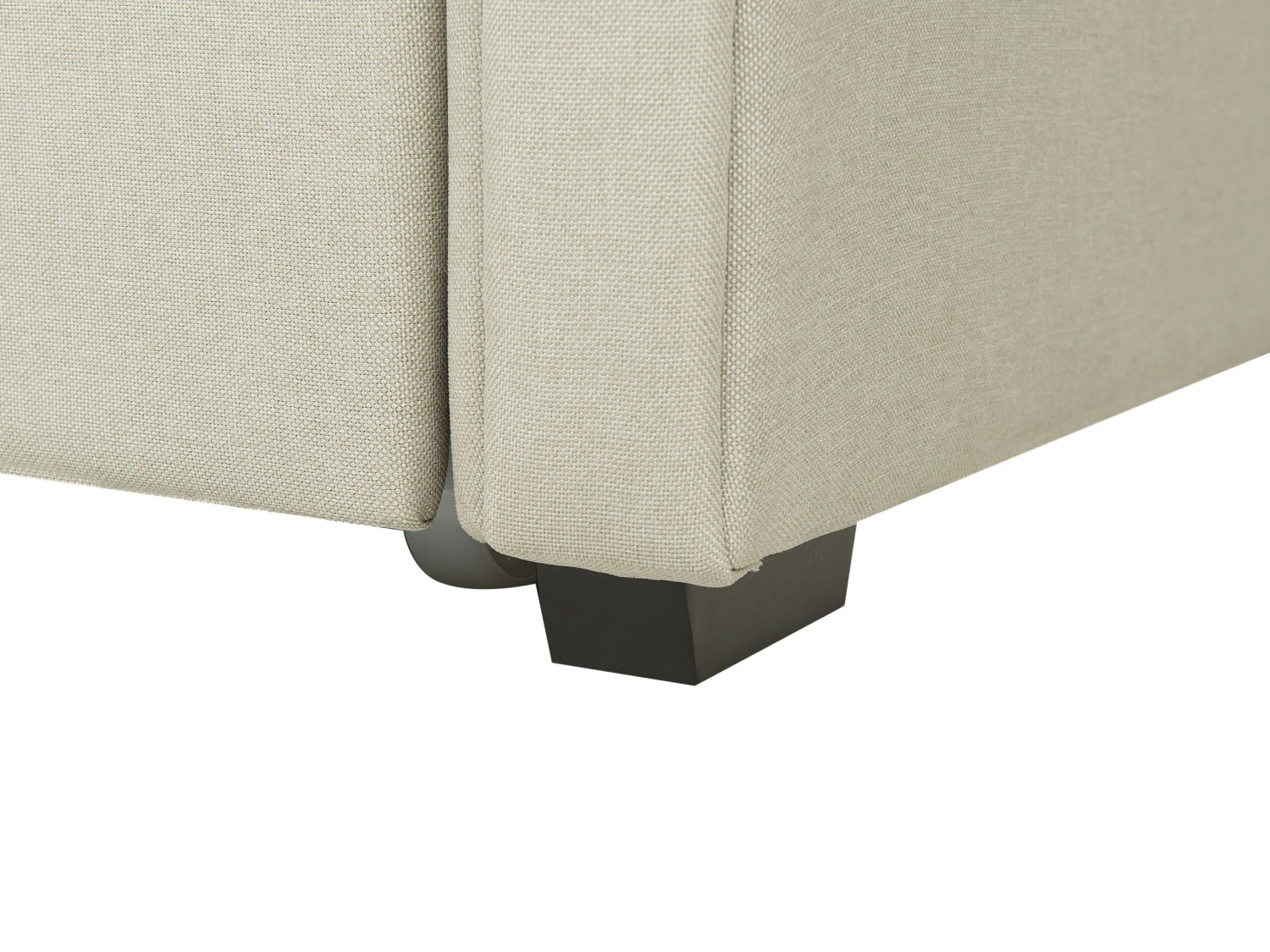 Bedbank Stof Beige 90 X 200 Cm LIBOURNE - Afbeelding 10