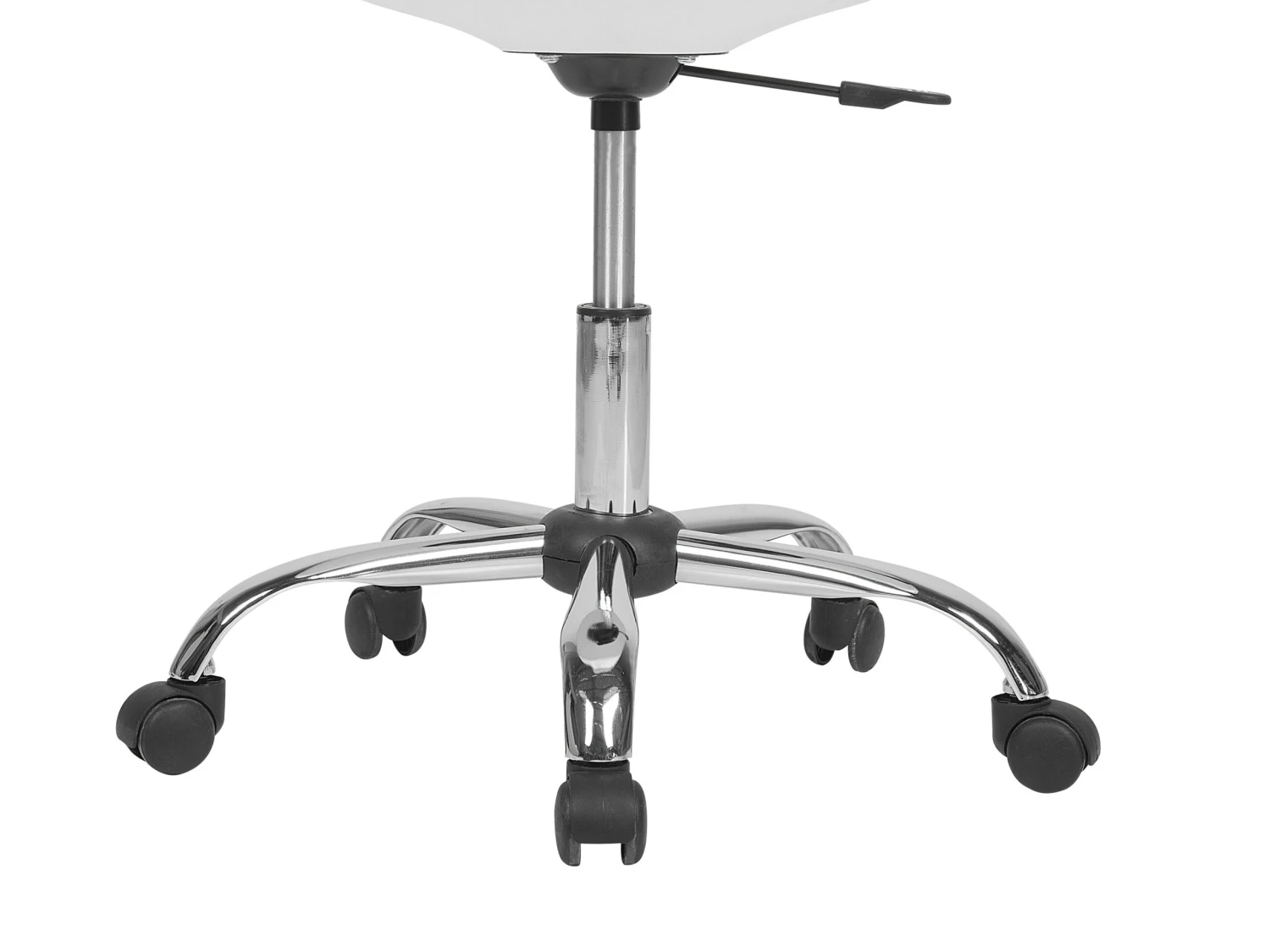 Bureaustoel Kunstleer Wit/goud DAKOTA II - Afbeelding 7