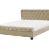 Bed Fluweel Beige In Diverse Formaten AVALLON