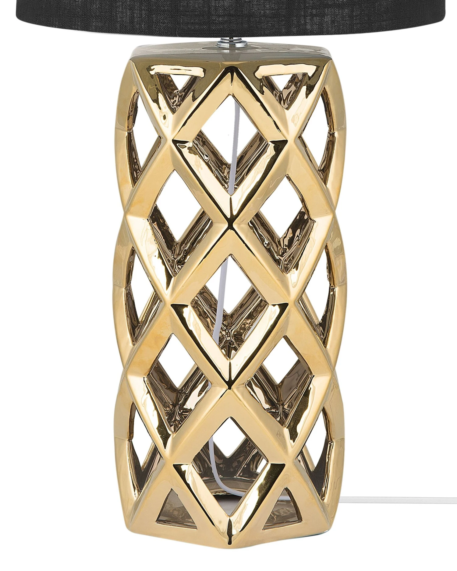 Tafellamp Keramiek Goud SELJA - Afbeelding 7