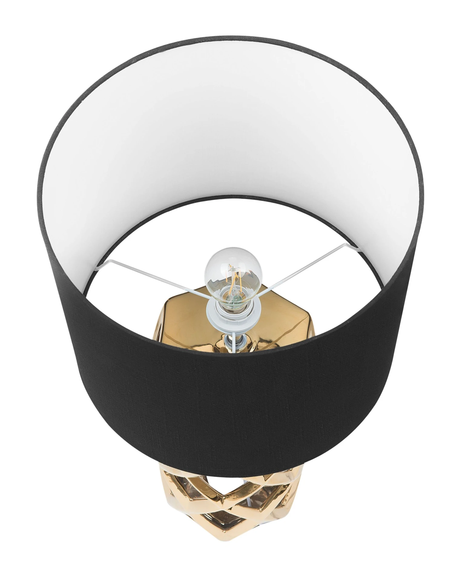 Tafellamp Keramiek Goud SELJA - Afbeelding 5