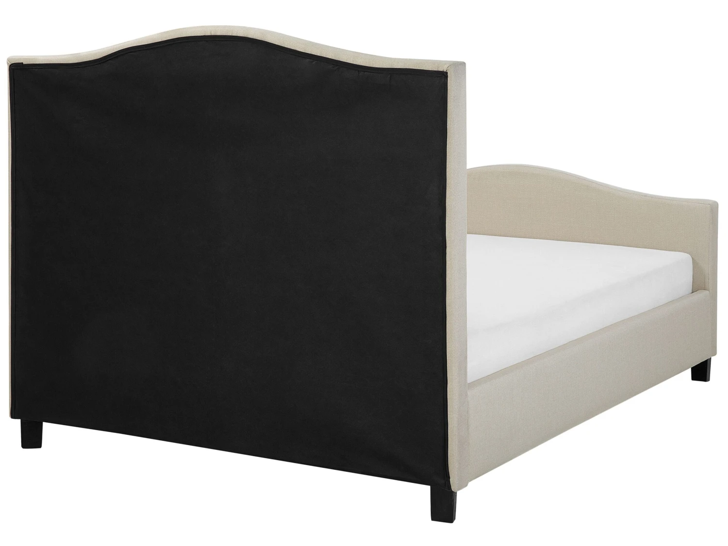 Bed Stof Beige In Diverse Formaten AUREL - Afbeelding 4