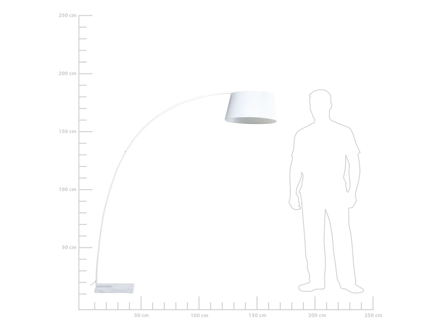Staande Lamp Wit BENUE - Afbeelding 4