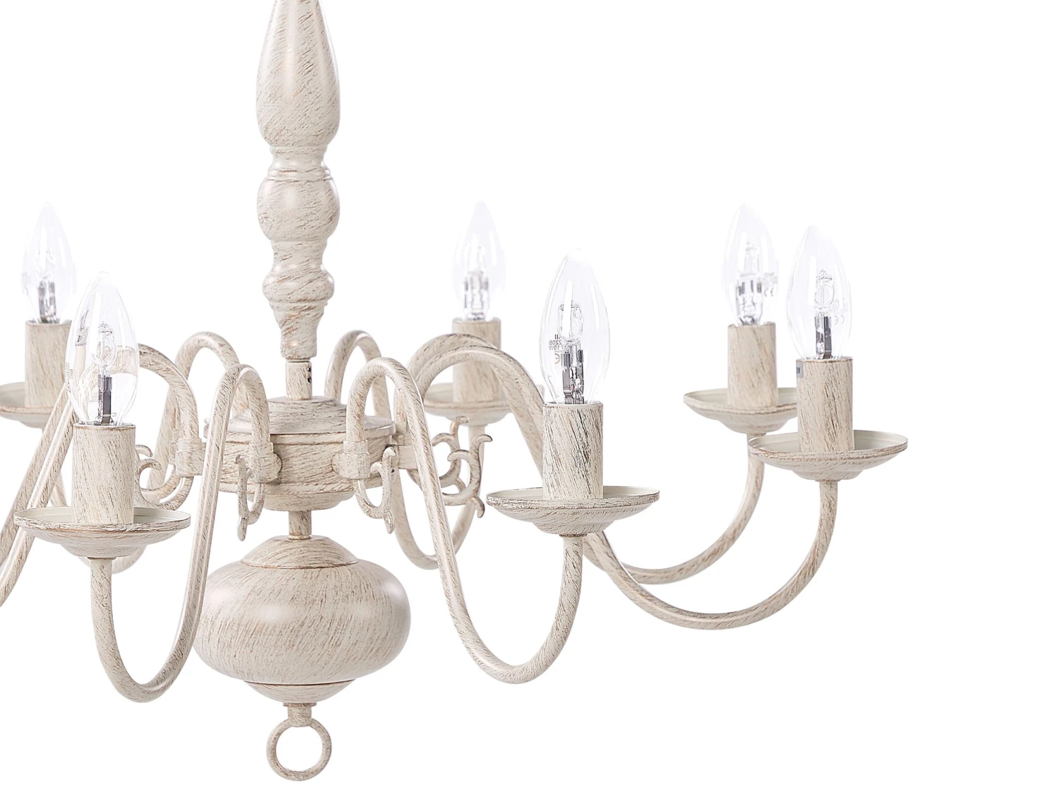 Kroonluchter Gebroken Wit BRITHON - Afbeelding 8