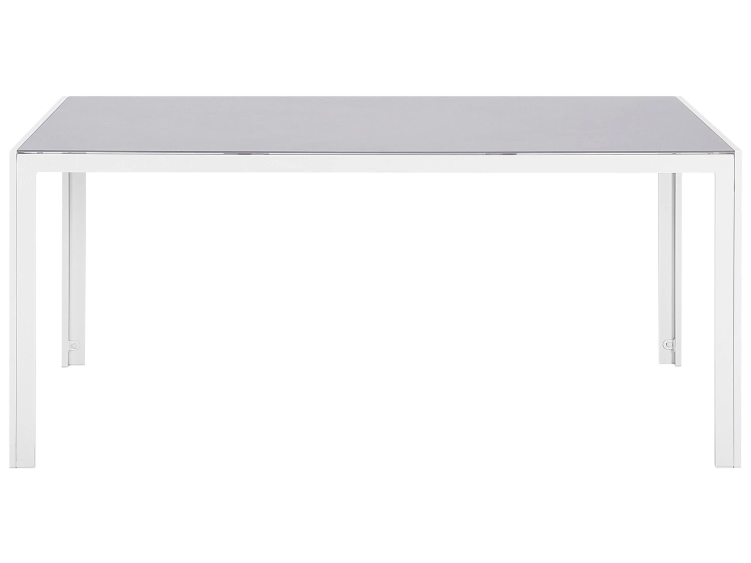 Tuintafel Aluminium Grijs 160 X 90 Cm CATANIA - Afbeelding 7